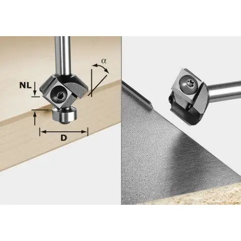 Köp online Festool S8 HW 45° D27 KL Vändskärsfasfräs
